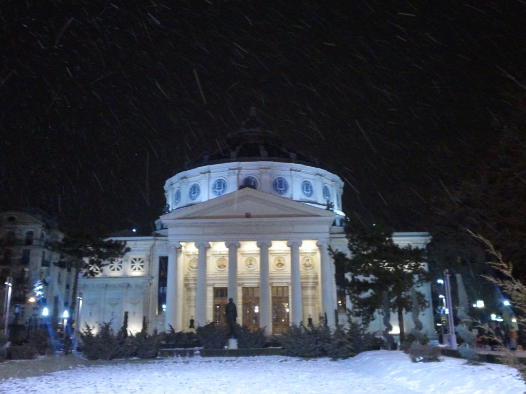 Ateneul Roman, iarna