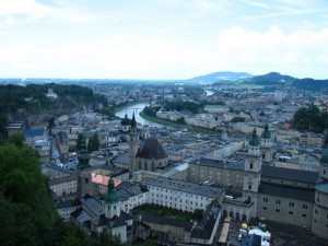 Salzburg, vazut din Hohensalzburg